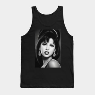 Womens Music Gift Love Selena Tank Top